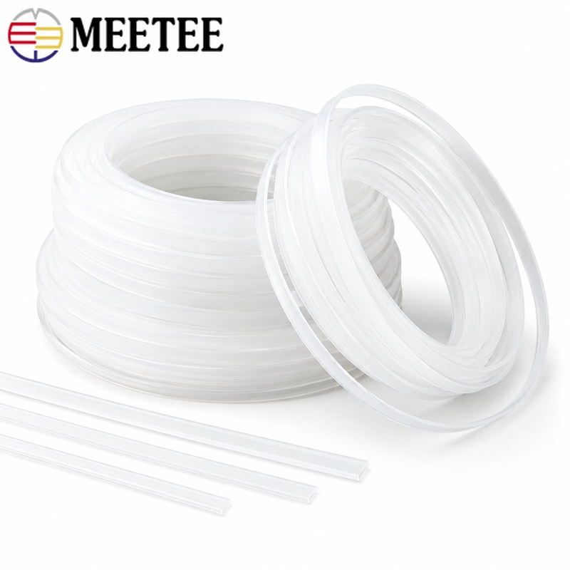 Textile Sewing Support - 20M 4-12mm Przezroczysta Taśma z Elastycznego