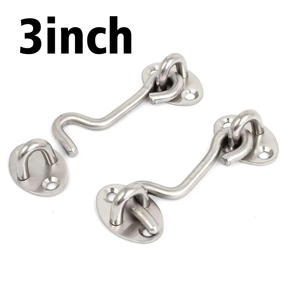 Hook Eye Fastener - 2 szt. Stare zatrzaski do okien,
