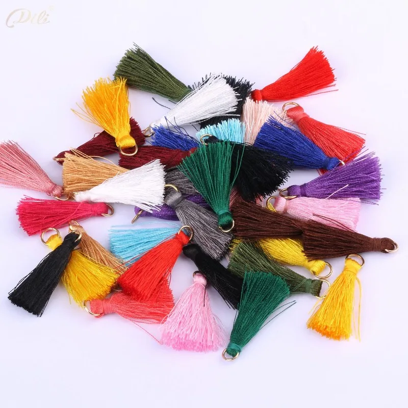 Sewing Textile Art - 300 sztuk/partia 3cm Poliestrowa Pętelka Mały