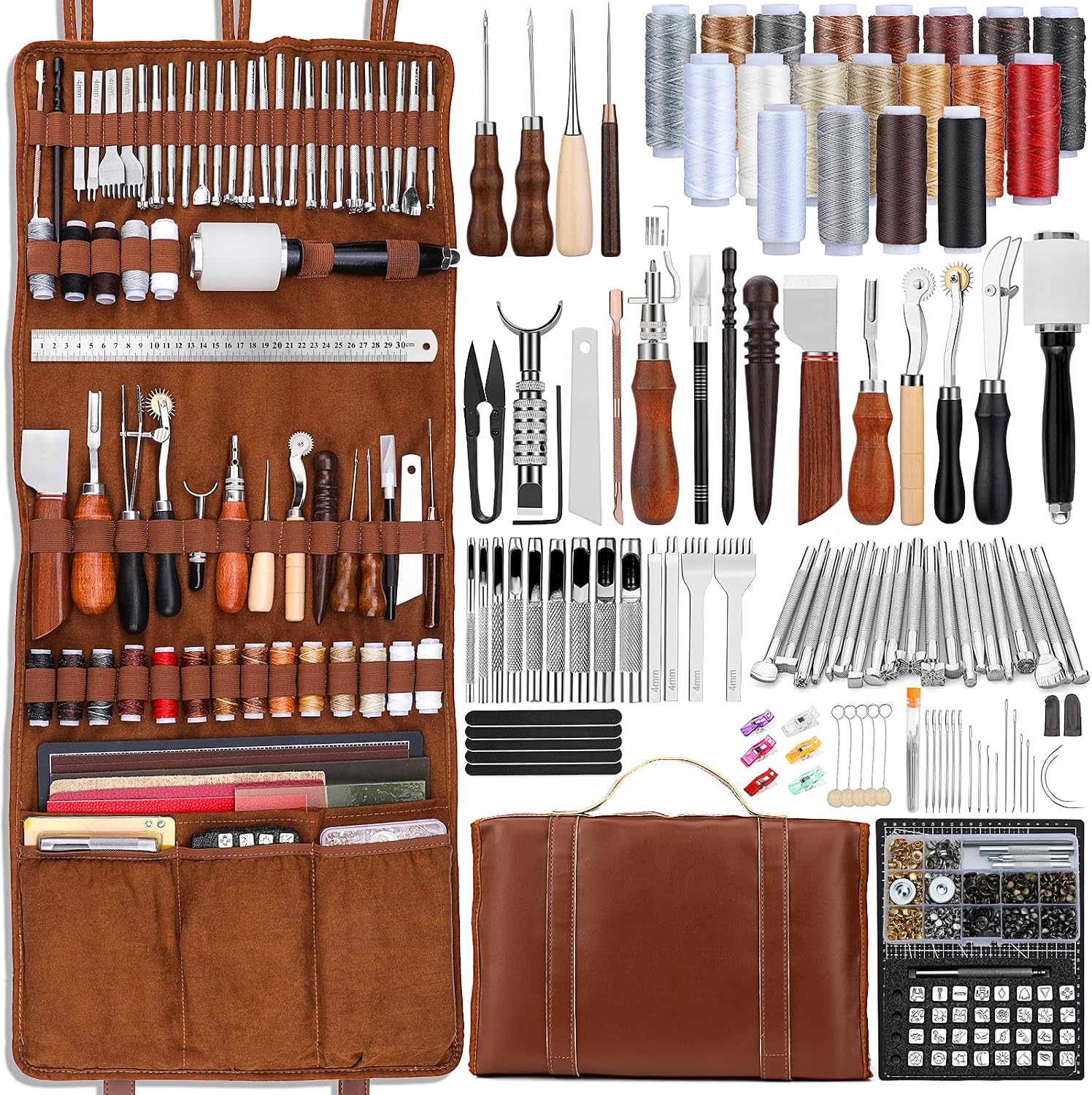Sewing Kit - Zestaw narzędzi do obróbki skóry, narzędzia