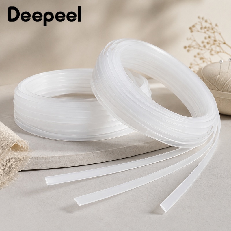 Textile Sewing Support - 20 metrów przezroczystej taśmy PP do