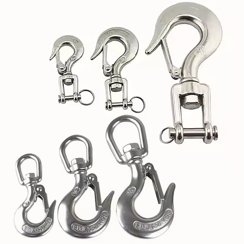 Hook Eye Fastener - Srebrny hak ze stali nierdzewnej 304