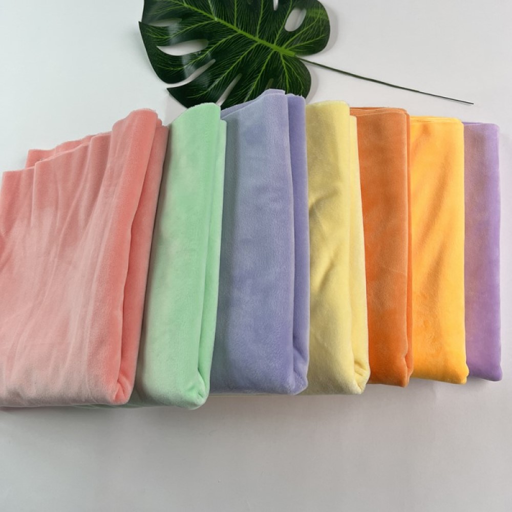 Sewing In Textile - Tkanina z ultra miękkiego pluszu o