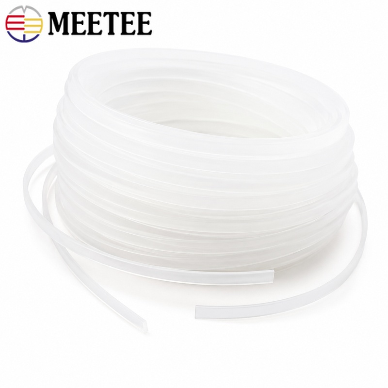 Textile Sewing Support - Meetee 10 Metrów Przezroczysta Poliestrowa Fiszbinowa