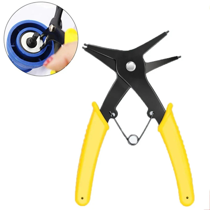 Snap Button Plier - Szczypce sprężynowe wewnętrzne i zewnętrzne, dwufunkcyjne,