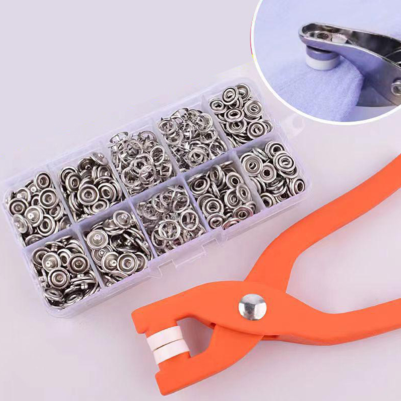 Snap Button Plier - 50 SZT. Szczypce do metalowych guzików,