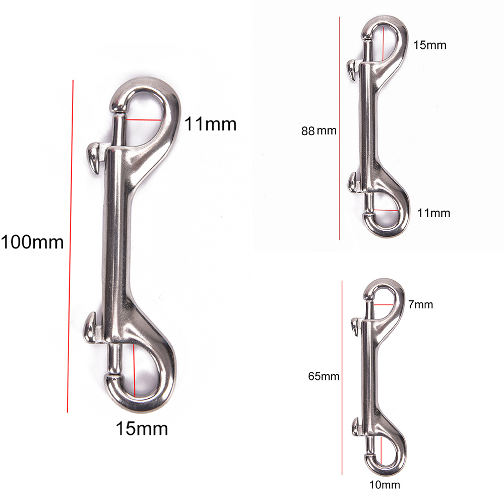 Hook Eye Fastener - Hak do nurkowania dwustronny 65mm/88mm/100mm -