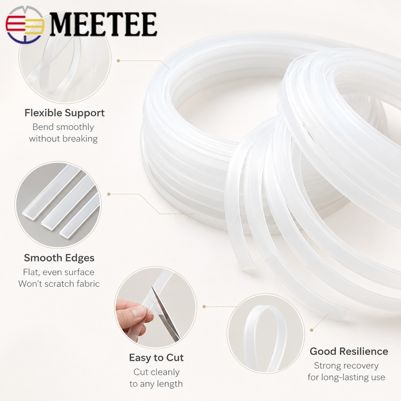 20M 4-12mm Przezroczysta Taśma – Textile Sewing Support recenzja i cena