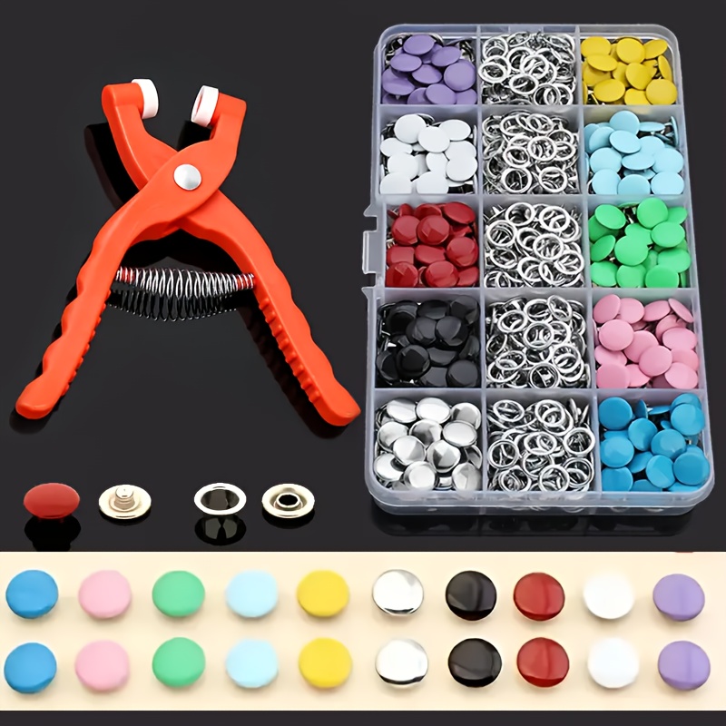 100 szt. Kolorowych metalowych – Snap Button Plier recenzja i cena
