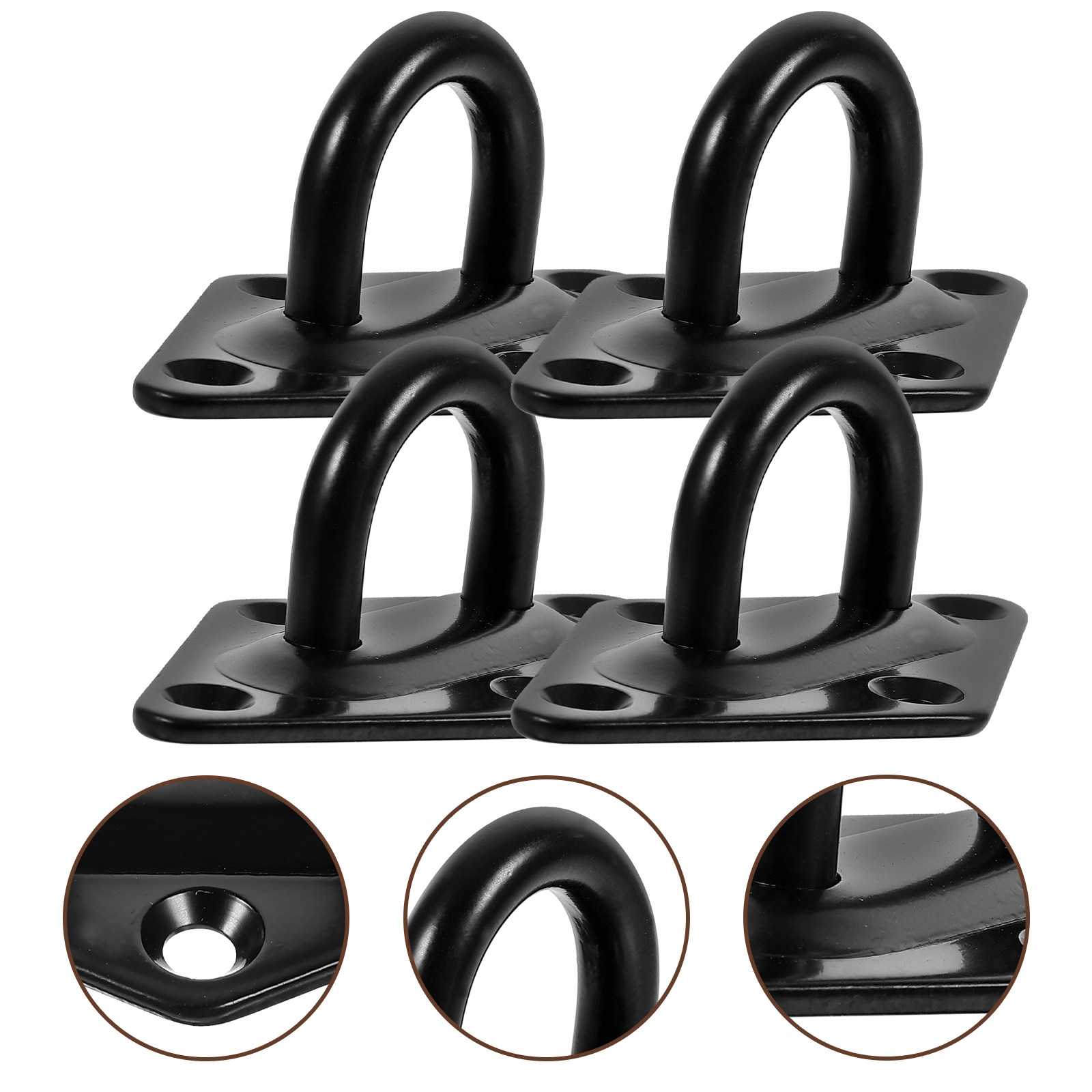 Stal nierdzewna 4 szt. Płytka  – Hook Eye Fastener recenzja i cena