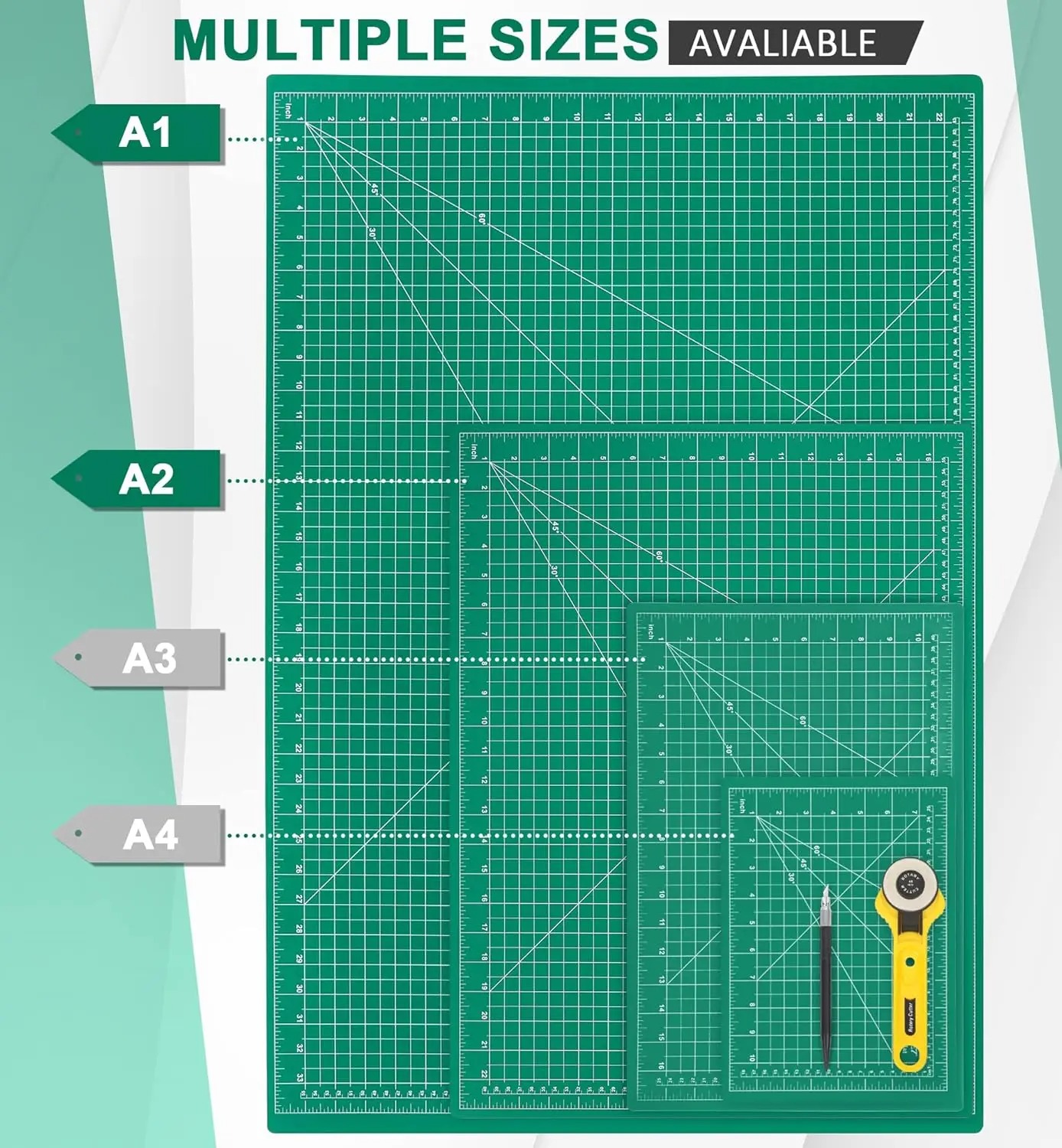 A2 A3 A4 A5 Mata do cięcia PVC – Cutting Mat Self Heal recenzja i cena