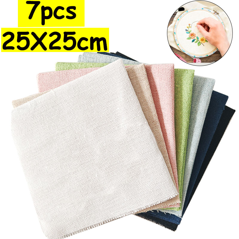 7-częściowy zestaw lnianych tk – Sewing Textile Art recenzja i cena