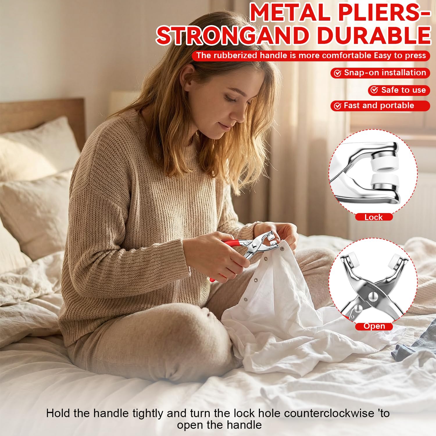 Zestaw do szycia z 100 metalow – Snap Button Plier recenzja i cena